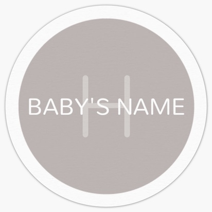 A 3 cartes de photos 3 イメージ gray design for Baby