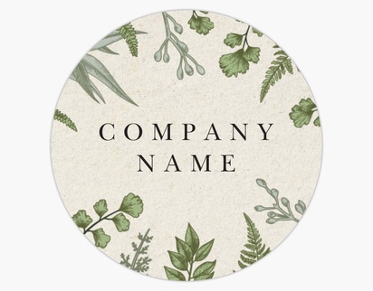 A greenery botanicals cream gray design for Events