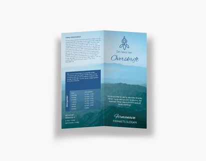 Forhåndsvisning af design for Designgalleri: Religion og spiritualitet Brochurer, Midterfals DL (99 x 210 mm)