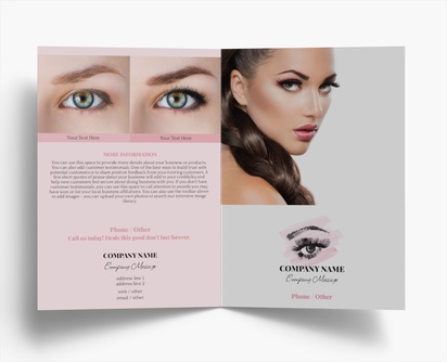 Design Preview for Design Gallery: Waxing & Hair Removal Folded Leaflets, Bi-fold A4 (210 x 297 mm)