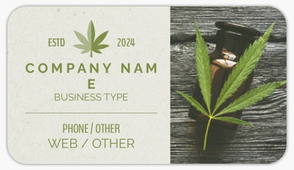 A dispensary marijuana gray design
