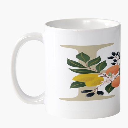 Aperçu du graphisme pour Galerie de modèles : mugs personnalisés pour fleurs et verdure