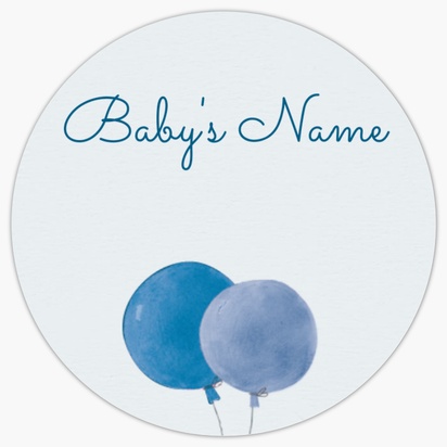 Design Preview for Design Gallery: Baby Sticker Sheets, 3.8 x 3.8 cm Circle