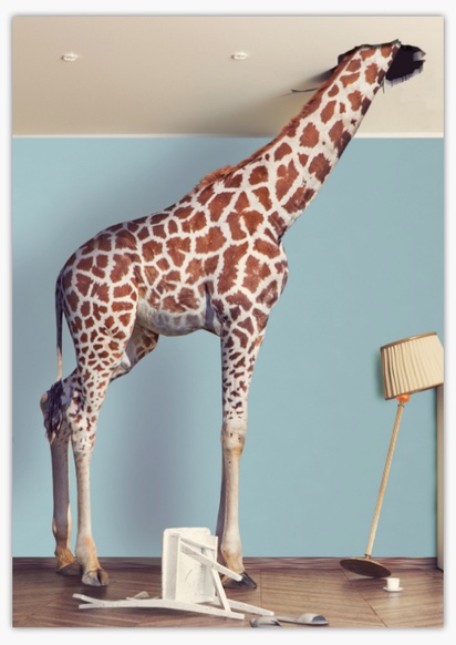 Designvorschau für Designgalerie: Wandsticker Tiere, A2 (420 x 594mm) Vertikal