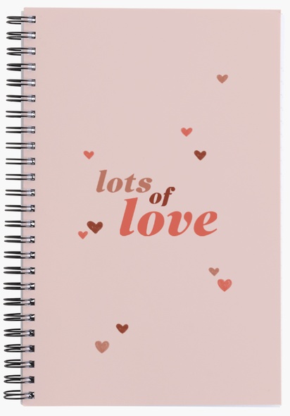 A love valentine's day gray pink design