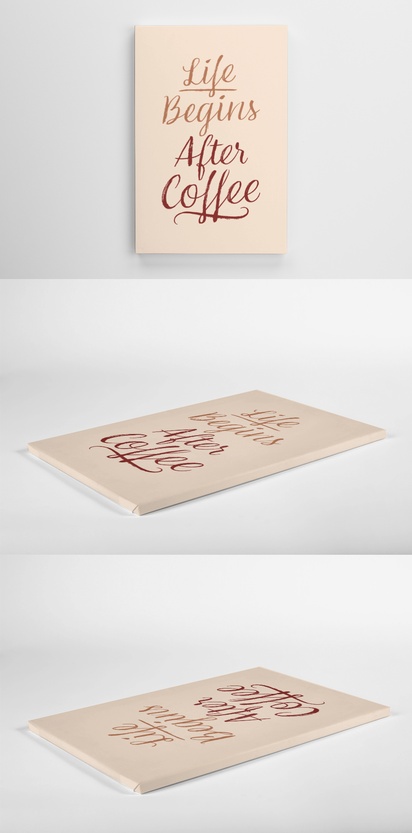 Design Preview for Design Gallery: Typographical Canvas Prints, 40 x 60 cm