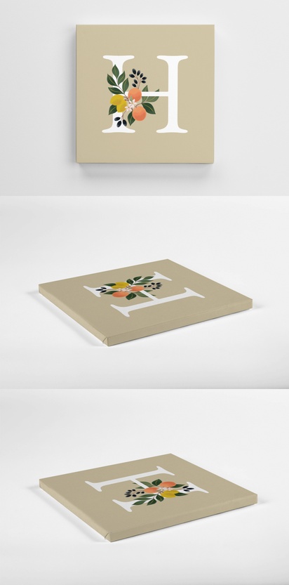 Design Preview for Design Gallery: Floral Canvas Prints, 30 x 30 cm