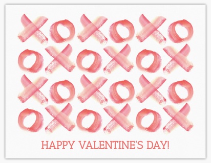 Design Preview for Design Gallery: Valentine's Day Note Cards, Flat 10.7 x 13.9 cm