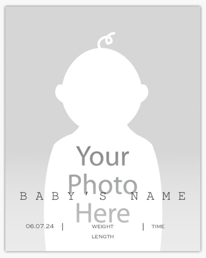 A whimsical svart white gray design for Baby with 1 uploads