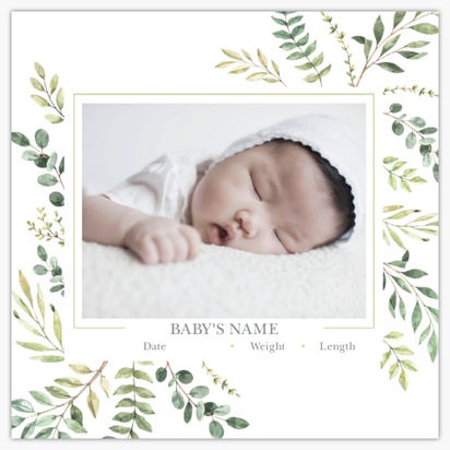 Design Preview for Baby Canvas Prints Templates, 12" x 12" Horizontal