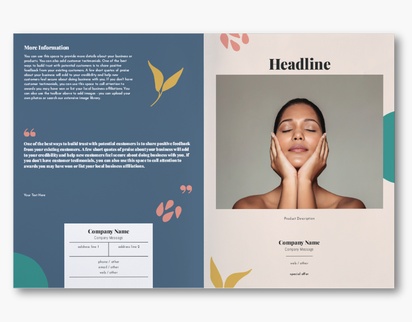Design Preview for Design Gallery: Skin Care Custom Brochures, 11" x 17" Bi-fold