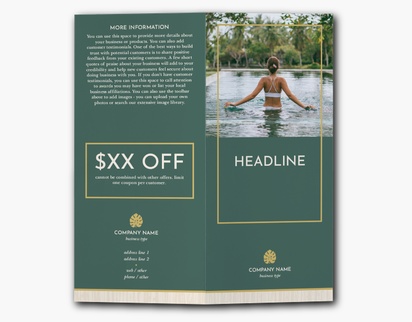 Design Preview for Design Gallery: Health & Wellness Custom Brochures, 9" x 8" Bi-fold