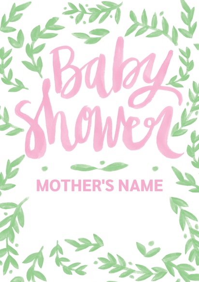 Design Preview for Design Gallery: Baby Shower Posters, A1 (594 x 841 mm) 