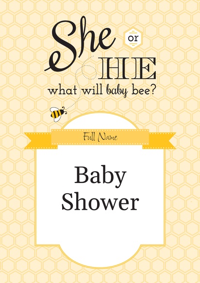 Design Preview for Design Gallery: Baby Posters, A1 Vertical
