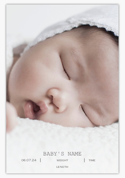 Design Preview for Baby Canvas Prints Templates, 16" x 24" Vertical