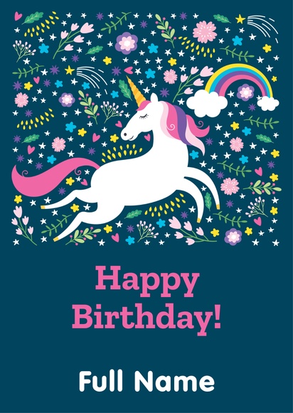 Design Preview for Design Gallery: Child Birthday Posters, A3 (297 x 420 mm) 