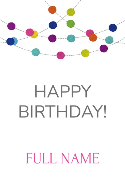 Design Preview for Design Gallery: Child Birthday Posters, 29 x 44 cm