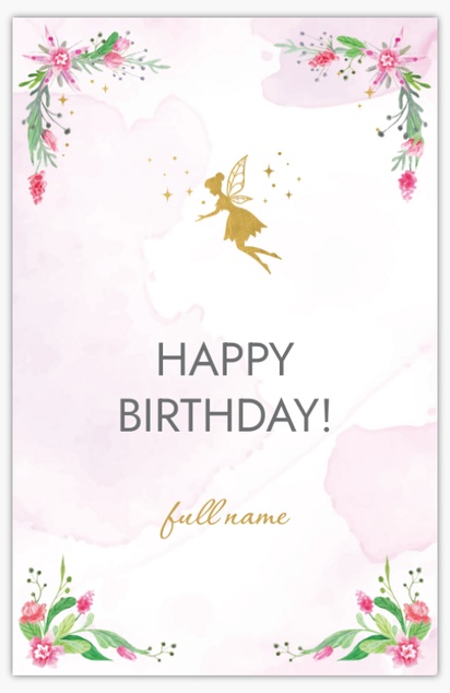 Design Preview for Child Birthday Posters Templates, 11" x 17"