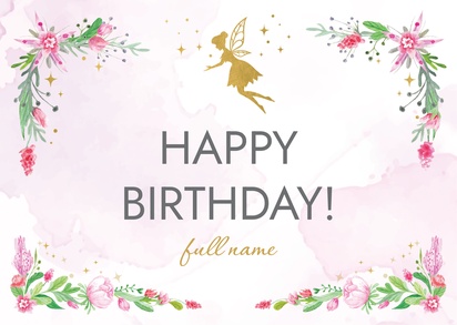 Design Preview for Templates for Birthday Posters , A3 Horizontal
