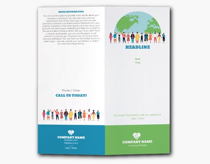 Design Preview for Design Gallery: Campaigning & Fundraising Custom Brochures, 9" x 8" Bi-fold