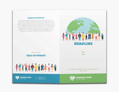 Design Preview for Design Gallery: Campaigning & Fundraising Custom Brochures, 8.5" x 11" Bi-fold