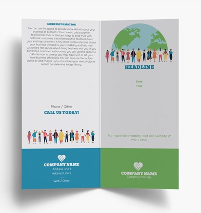 Design Preview for Design Gallery: Education & Child Care Folded Leaflets, Bi-fold DL (99 x 210 mm)