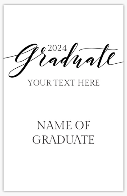 Design Preview for Graduation Posters Templates, 11" x 17"