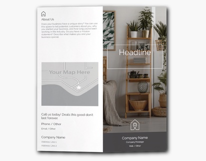 Design Preview for Design Gallery: Interior Design Custom Brochures, 9" x 8" Bi-fold