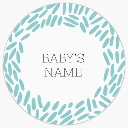 A fotos 1 havandeskapmeddelande gray blue design for Baby