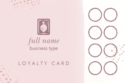 Design Preview for Design Gallery: Art & Entertainment Loyalty Cards