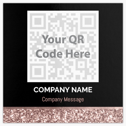 A leaf logo black brown design for QR Code