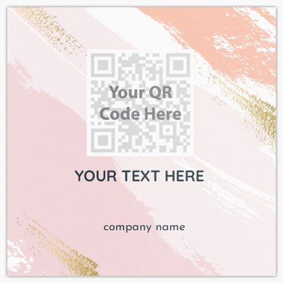 Design Preview for Bold & Colorful Square Business Cards Templates