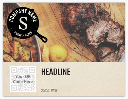 Design Preview for Design Gallery: Food & Beverage Postcards, Standard