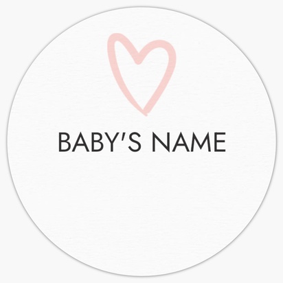 A 1 obrázek 입양 발표 black pink design for Baby