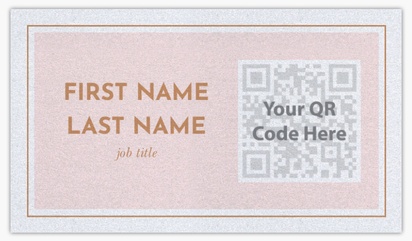 Design Preview for Elegant Pearl Business Cards Templates, Standard (3.5" x 2")