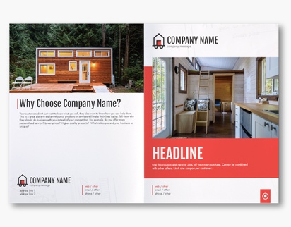 Design Preview for Building Construction Custom Brochures Templates, 11" x 17" Bi-fold