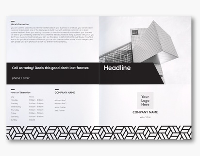 Design Preview for Design Gallery: Architecture Custom Brochures, 11" x 17" Bi-fold