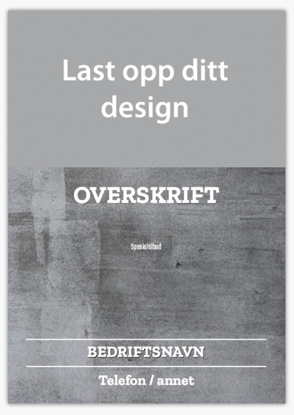 Forhåndsvisning av design for Designgalleri: Heller og brostein Skilt i bølgeplast, A3 (297 x 420 mm)