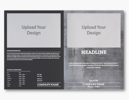 Design Preview for Design Gallery: Masonry & Bricklaying Custom Brochures, 11" x 17" Bi-fold
