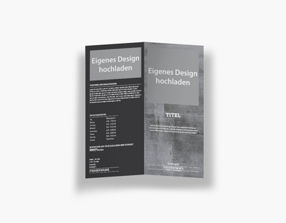 Designvorschau für Designgalerie: Falzflyer Pflasterung, Einbruchfalz DL (99 x 210 mm)
