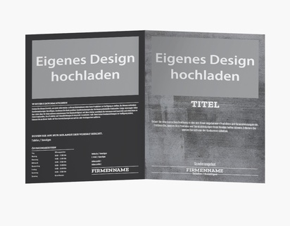 Designvorschau für Designgalerie: Falzflyer Maurer, Einbruchfalz A4 (210 x 297 mm)