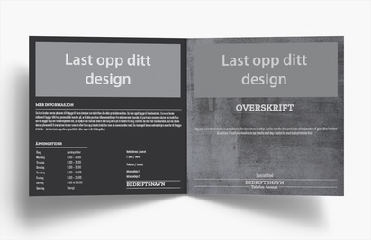 Forhåndsvisning av design for Designgalleri: Murverk Brosjyrer, 2-fløyet Kvadratisk 148 x 148 mm