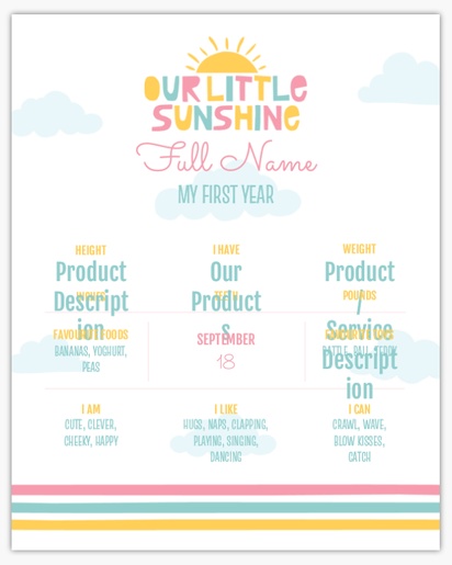 Design Preview for Fun & Whimsical Posters Templates, 16" x 20"