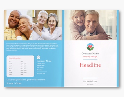 Design Preview for Community Living Custom Brochures Templates, 11" x 17" Bi-fold