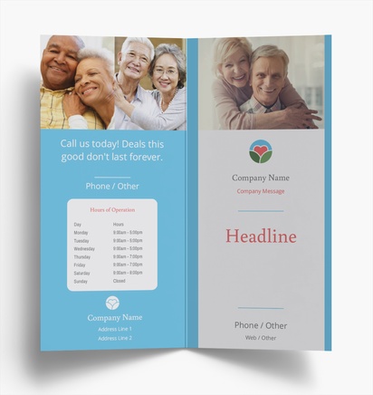 Design Preview for Design Gallery: Community Living Folded Leaflets, Bi-fold DL (99 x 210 mm)