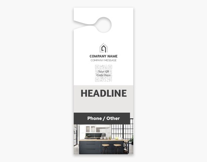 Design Preview for Design Gallery: Construction, Repair & Improvement Door Hangers, Large