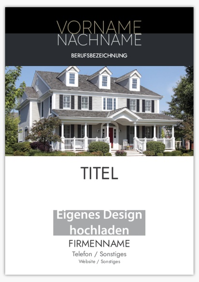 Designvorschau für Designgalerie: Werbeschilder aus Kunststoff Immobilienanwalt, A1 (594 x 841 mm)