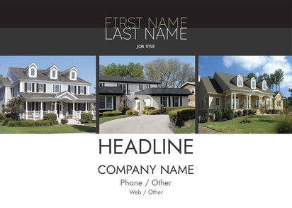 Design Preview for Design Gallery: Real Estate Agents Posters, A3 Horizontal