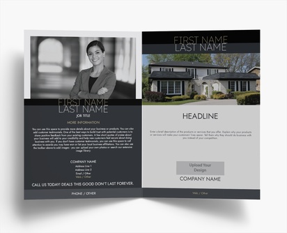 Design Preview for Design Gallery: Estate Agents Folded Leaflets, Bi-fold A4 (210 x 297 mm)
