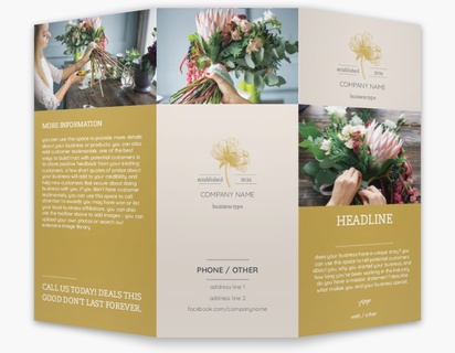 Design Preview for Design Gallery: Elegant Custom Brochures, 8.5" x 11" Tri-fold